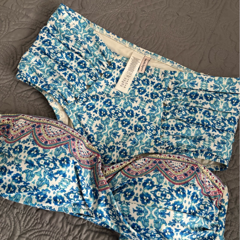 Floral Blue bikini